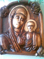 Казанская Богородица с розами