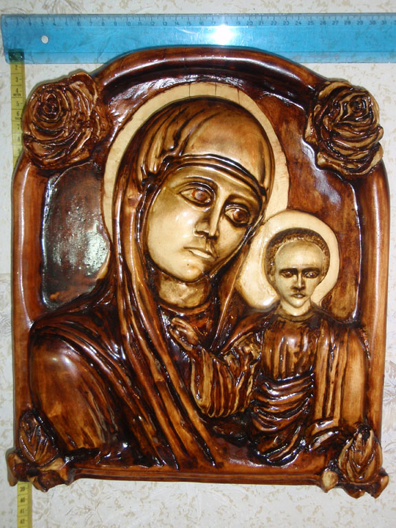 Казанская Богородица с розами